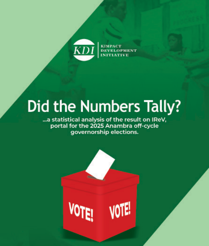 Did the Numbers Tally? ...a statistical analysis of the result on IReV portal for the 2025 Anambra off-cycle governorship elections.
